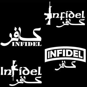 Infidel Decal Sticker USA Army Military Pride War Car Truck Window EBay