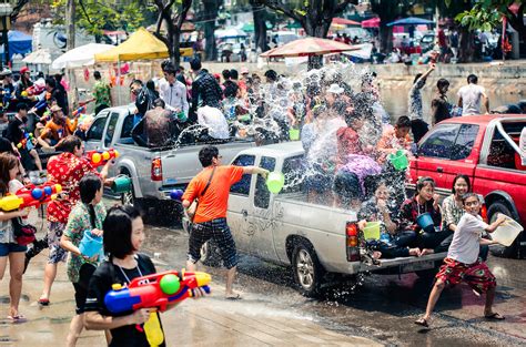 The Worlds Best Water Fight Three Days Of Songkran Festival Nomad