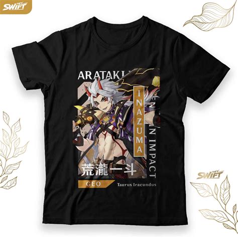 Jual KAOS Arataki Genshin Impact TSHIRT BAJU DISTRO Shopee Indonesia