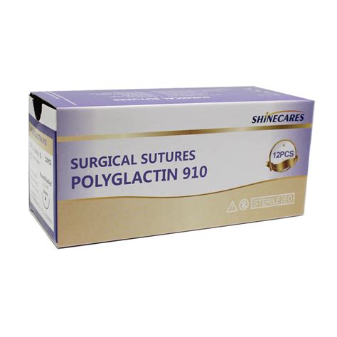 CE Disposable Absorbable Polyglycolic Acid Suture China Disposable