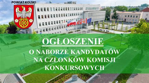 OGŁOSZENIE O NABORZE KANDYDATÓW NA CZŁONKÓW KOMISJI KONKURSOWYCH