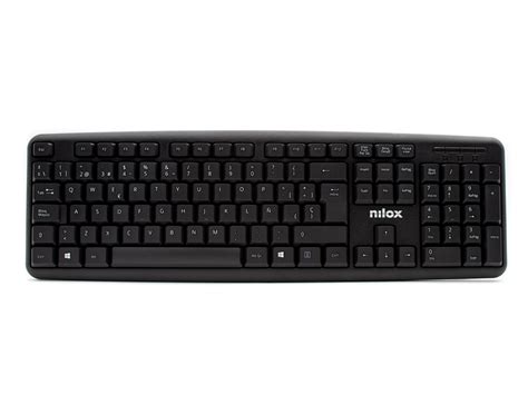 Nilox Nxkbe000002 Teclado Usb Qwerty Espanhol Preto Worten Pt