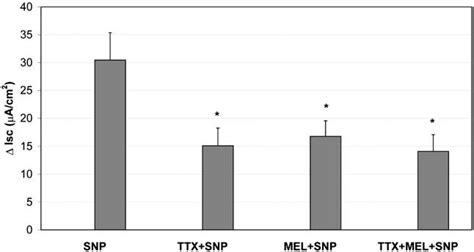 Effects Of Melatonin MEL 10 5 M And Tetrodotoxin TTX 10 6 M