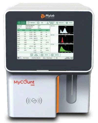 Haematology Analyzer RBC My Count 340 Cell Counter 3 Part Hematology