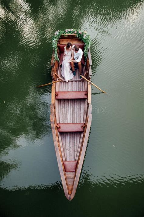 A Boat Trip For A Guy And A Girl Along The Canals And Bays Of The River