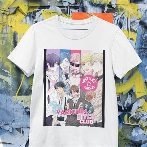 เสื้อยืดผ้าฝ้ายใหม่ เสื้อยืดลําลอง แขนสั้น พิมพ์ลายอนิเมะ yarichin b ...