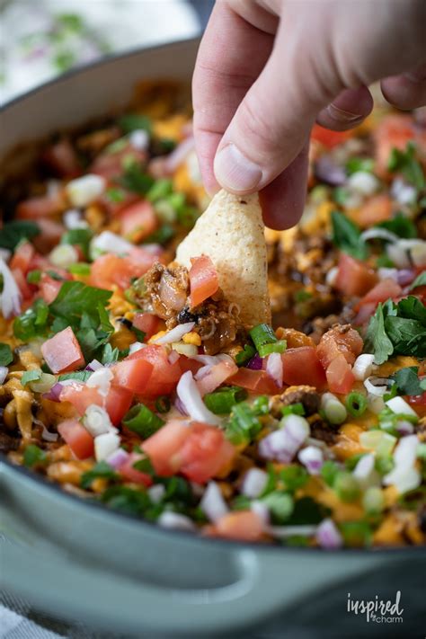 Baked Hot Taco Dip Appetizer Recipe