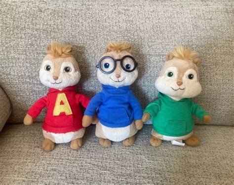 Ty Alvin And The Chipmunks Plush Soft Toy Set Alvin Simon Theodore Bundle 77 59 Picclick Au