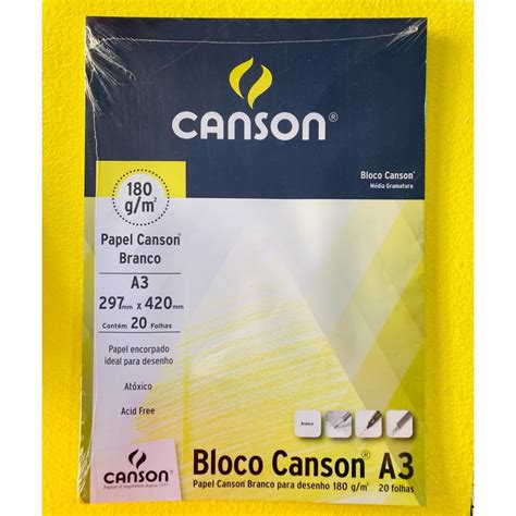 Papel Canson Branco G M A Folhas Para Desenho Shopee Brasil