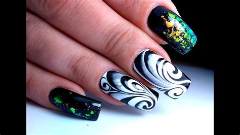Дизайн Ногтей Абстракция | Маникюр 2017 | Nail Art Designs - YouTube