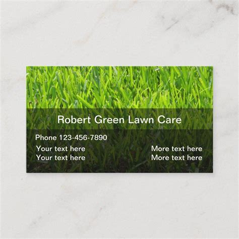 Modern Lawn Care Landscaping Business Card Artofit