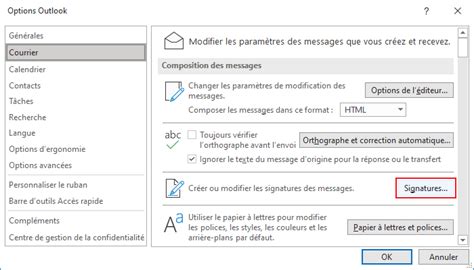 Comment Cr Er Une Signature Microsoft Outlook