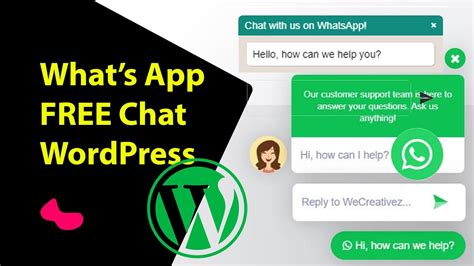 Free Whatsapp Plugin For Wordpress Use Whatsapp Chat Wordpress