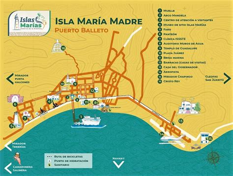 Islas Marías Mapa Digital