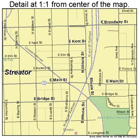 Map Of Streator Illinois - Zorah Kiersten