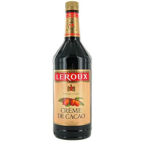 Leroux Liqueur Creme De Cacao Liqueur Brown Rapid Liquors