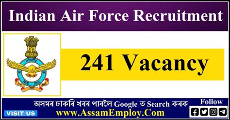 Indian Air Force Afcat 012023 Recruitment 2022 241 Vacancy Online