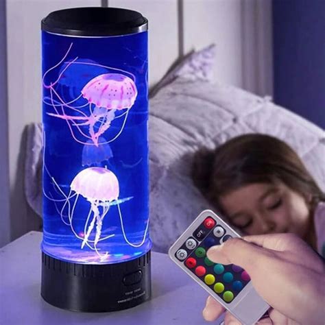 Remote Control Jellyfish Lamp Electric Jellyfish Lava Lamp Adults