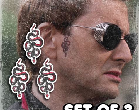 Good Omens Crowley Snake Tattoo As Tragus Jewelry Perfect For Helix