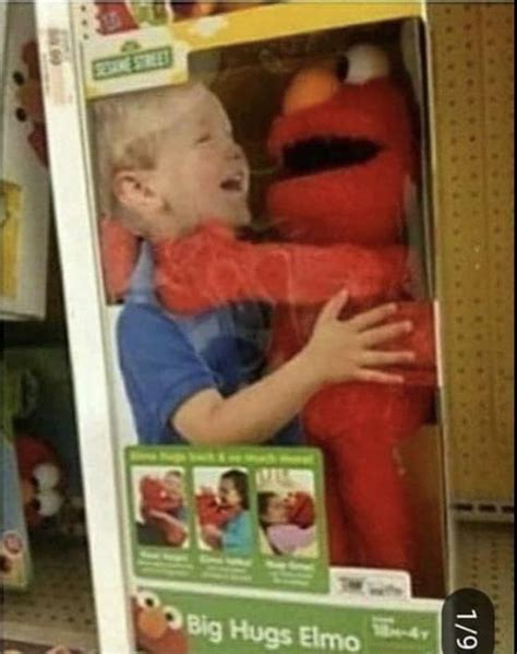 You Might Have Heard Of Tickle Me Elmo Get Ready For Strangle Me Elmo R Oddlyterrifying