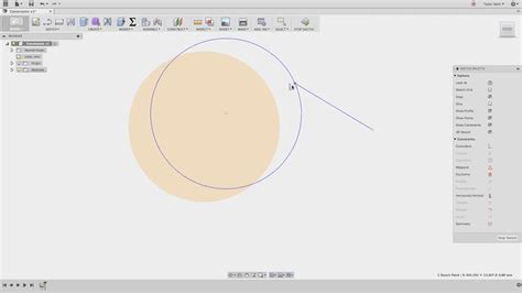 Fusion 360 Sketch Constraints Restricciones Youtube