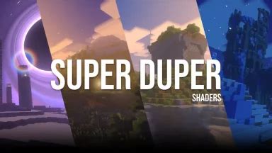 Super Duper Vanilla Shaders Para Minecraft ZonaCraft