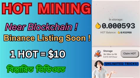 Hot Token Mining Project Near Blockchain Mining Binance Listing