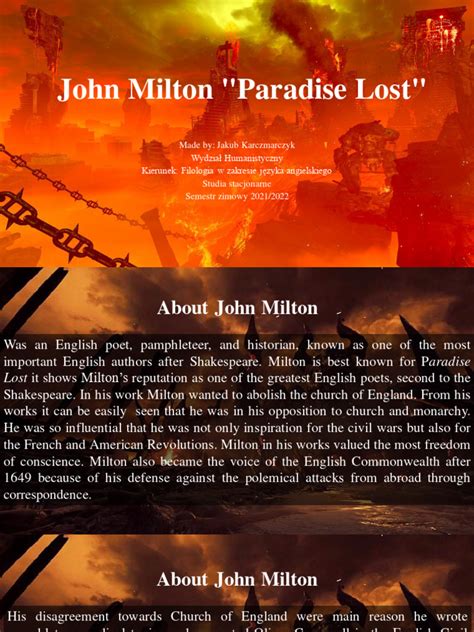 Milton Paradise Lost Pdf John Milton Paradise Lost