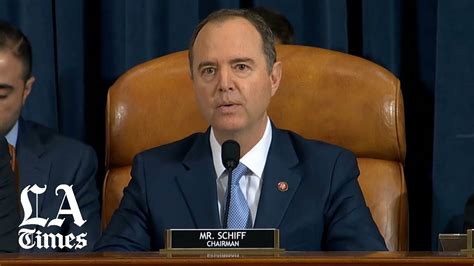 Rep Adam B Schiffs Opening Statement On Day 2 Of Trump Impeachment