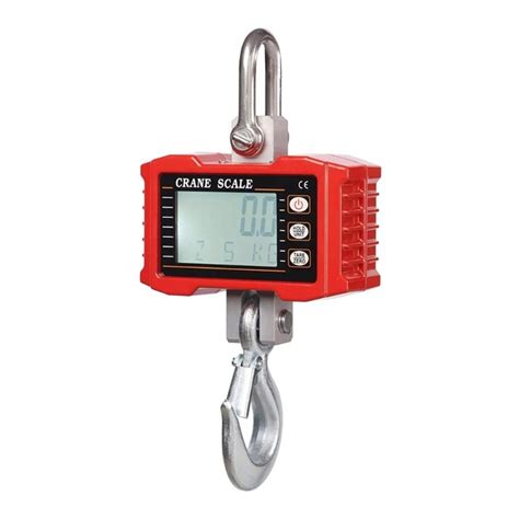 Digital Crane Scale 1000kg 2000lb Industrial Heavy Duty Hanging Scale