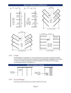 Parking Lot Layout Dimensions