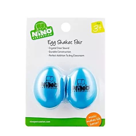 Nino Plastic Egg Shaker Pairs Sky Blue Guitar Center