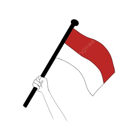 Mano Que Sostiene La Bandera Roja Y Blanca Png Manos Agarradas