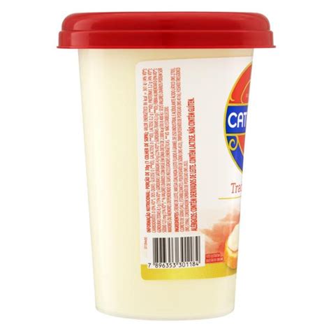 Requeijão Cremoso Tradicional Catupiry Copo 200g Tio João LJ 1 Bela