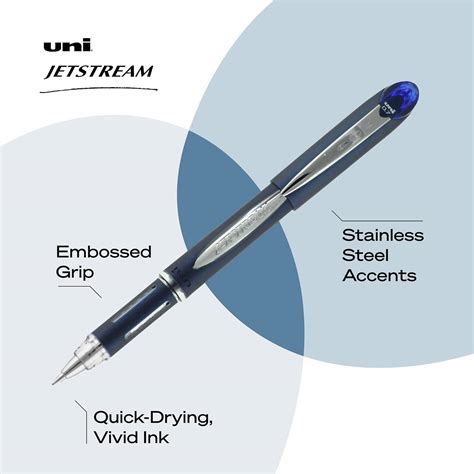 Uniball Jetstream Stick Pen 12 Pack 10mm Medium Blue Pens Wirecutter