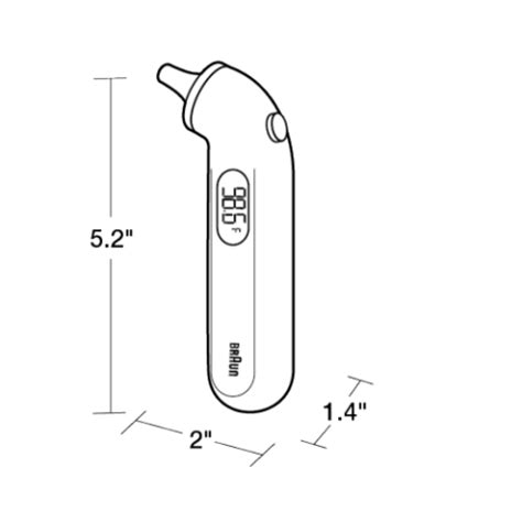 ThermoScan® 4 Ear Thermometer - Braun Healthcare US