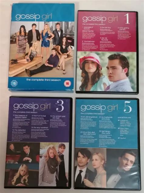 Dvd Box Set Gossip Girl Complete Third Season Pal Region 2 Uk Dvd Box Set £255 Picclick Uk