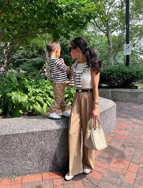 Mom and Me outfits with flats + toddler boys style