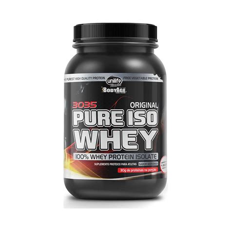 Whey Protein Isolada Pure Iso Whey 900 G Unilife Unilife Vitamins