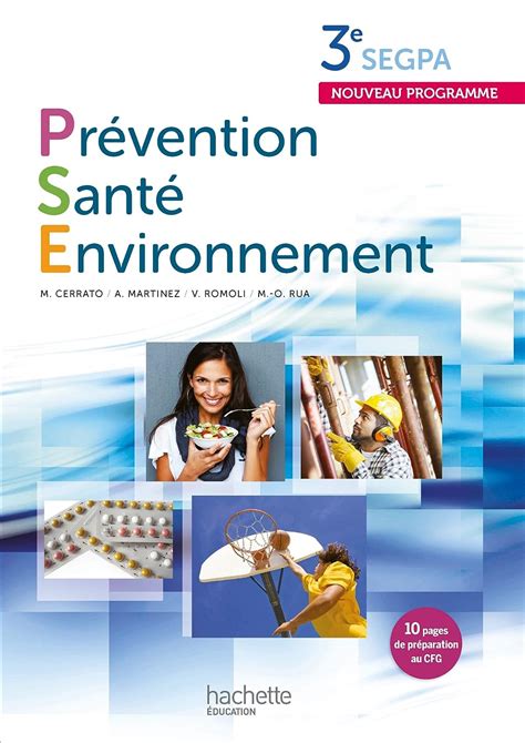 Pr Vention Sant Environnement E Segpa L Ve Livre De L L Ve