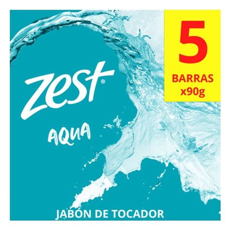 Jabón en barra Zest aqua 450 g Walmart