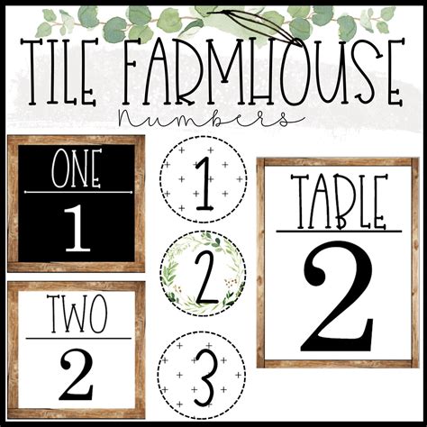 Tile Farmhouse Classroom Decor Bundle Confetti Creativity Artofit