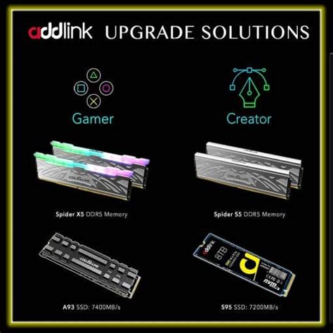 SSD Addlink Addgame 2TB A93 M 2 2280 PCle GEN4X4 NVMe Support PS5