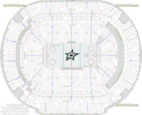 American Airlines Arena Dallas Seating Chart With Seat Numbers