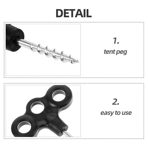 4 Pcs Ground Tent Pegs Adventure Ready Outlet
