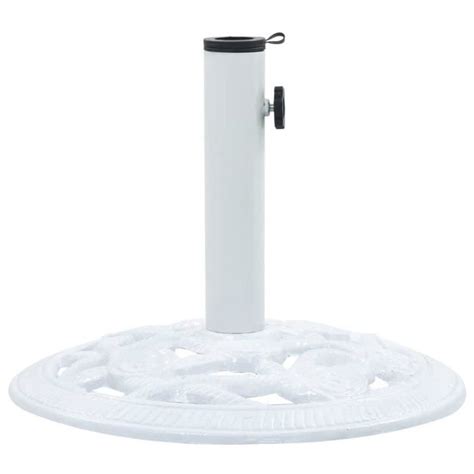 Socle De Parasol Supports Pour Parasols Base Pied De Parasol Blanc Kg