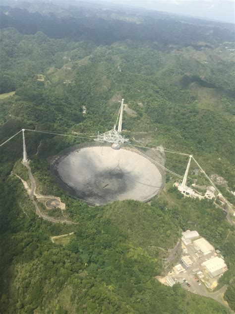 R I P Arecibo Observatory Radio Telescope Fully Collapsed Last