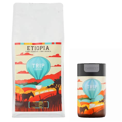 Zestaw Kawa Ziarnista Trip Coffee Etiopia Kg Kubek Termiczny