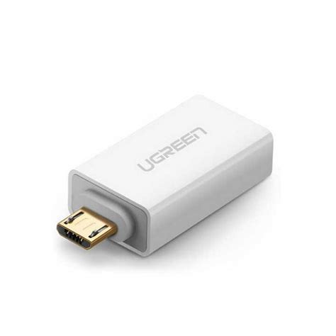 Ugreen Micro USB Male To USB 2 0 A Female OTG Adapter White 30529