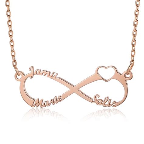 Collier Pr Nom Personnalis Infini Prenoms Pour Enfant